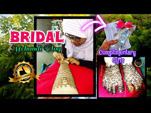 Mehndi for Wedding Vlog-12 | Bridal Henna Art | Indian Wedding Traditions @rilwansmehandi