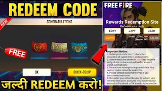 FREE FIRE WORLD SERIES REDEEM CODE | FREE FIRE REDEEM CODE TODAY | REDEEM CODE FREE FIRE