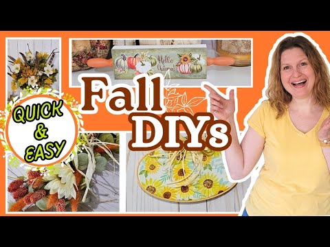 🍂STUNNING Quick and Easy Fall DIYs YOU MUST SEE