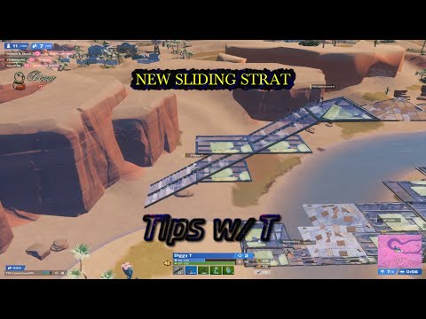 Putting the new sliding mechanic in fortnite to the test Tips With T