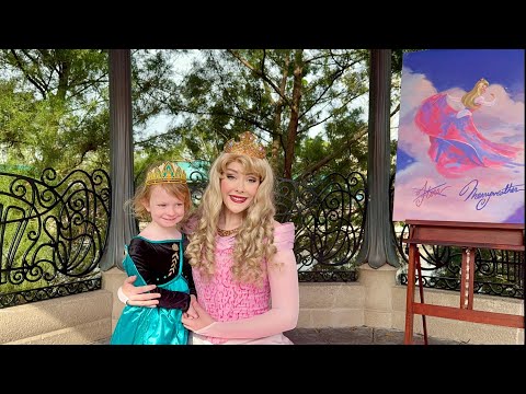 Princess Aurora Meet and Greet at Epcot’s International Festival of the Arts