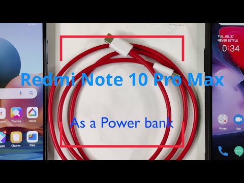 Reverse Charging Redmi Note 10 Pro Max | Use phone as a power bank