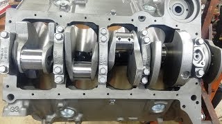 Engine Building Part 1 - Installing the Crankshaft in a 350 Chevy for a '76 Vette