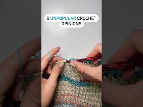 Share your unpopular crochet opinions below! ⬇️💜 #crochet #crocheting