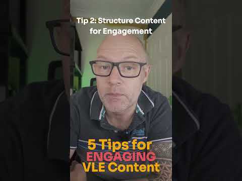 ⭐5 Tips for Engaging VLE Content | #vle #canvaslms #moodle #vle