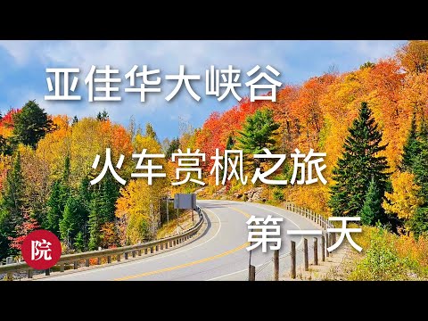 【彬彬有院】行 • 1131计划多年的亚佳华大峡谷火车赏枫，终于成行，介绍沿途好玩的小镇Sudbury以及Sault ste  marie，差点被钱砸到的快乐😄/Agawa Canyon train