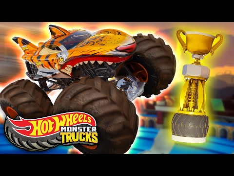 Hot Wheels Monster Trucks Battle for the Champion's Cup!