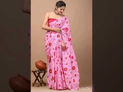 Mul mul cotton with blouse 580 #freeshipping WhatsApp 8369366979 #mulmulcottonsarees #onlineshopping