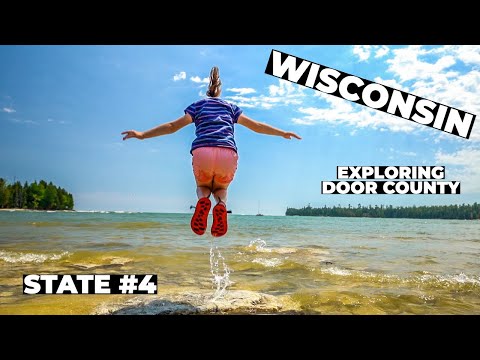 EXPLORING DOOR COUNTY WISCONSIN | Sailboat Tour of Green Bay | State 4 of 48