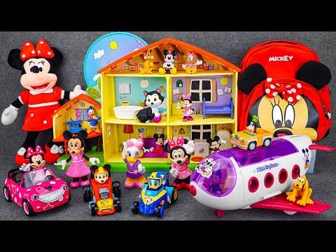 Satisfying with Unboxing Disney Minnie Mouse Deluxe Vehicle Airplane Playset | Review Toys ASMR