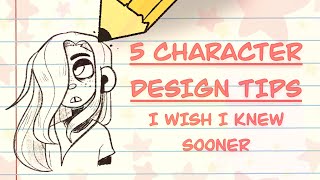 5 Character Design Tips I Wish I Knew Sooner