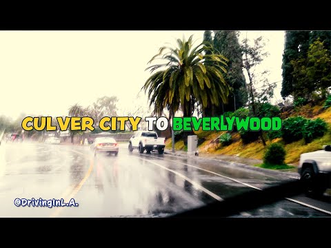 CULVER CITY TO BEVERLYWOOD | STREETS OF L.A. 4K #losangeles