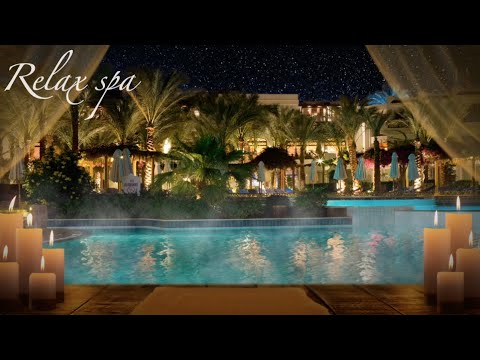 [ASMR / Ambience] Cozy Oasis Spa / 3 Hours / Wind Sound, Wave Sound, talk ambience / @Sound Forest