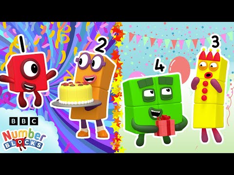 🎈Happy Birthday to you! 🎤| Sing-along Song for Kids | Learn to count | Numberblocks