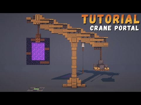 Crane Nether Portal! | Minecraft Tutorial