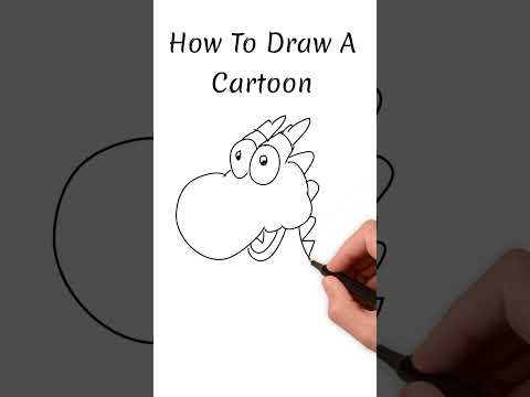 How to draw a cartoon #KidsTube