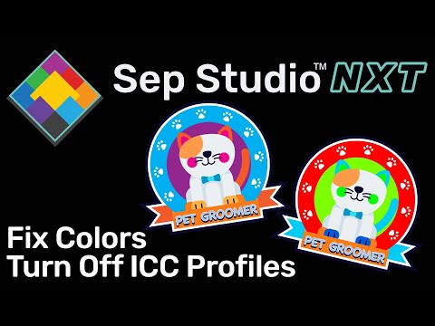 Separation Studio NXT - Turn off ICC Profiles - 16 Second Lesson