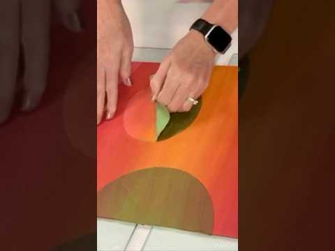 I’m HOOKED!! Blending with GradientTechnique & Tape Removal! #trirrrtistry #art  #satisfingvideo