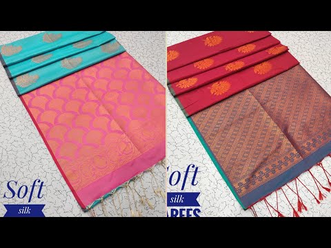 Borderless soft silk sarees with price # online shopping # what's app- 9150198452