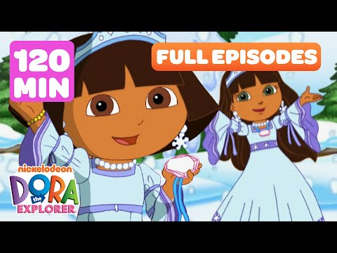 Dora the Explorer Winter Rescues! w/ the Snow Princess ❄️  2 Hours | Dora & Friends