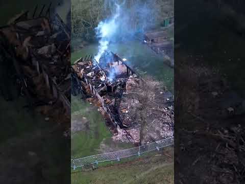 Monumentale boerderij uitgebrand