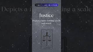 Balancing the Scales: Exploring the Justice Tarot Card | Tarot Talks Short  #tarot #tarotreading