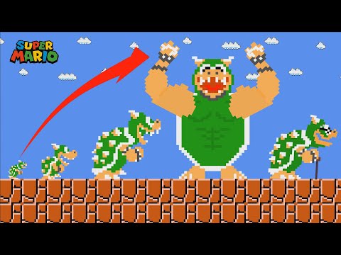 Evolution Of Bowser: GLOW UP Transformation | Game Animation