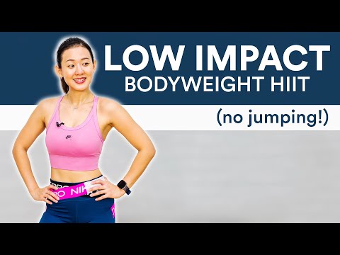 15-Minute Low Impact Bodyweight HIIT (No Jumping, No Noise!) | Joanna Soh