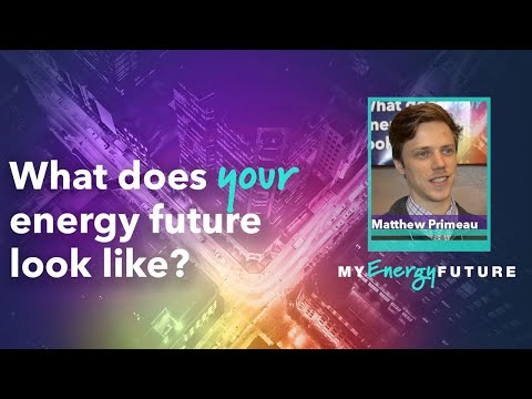 Matthew Primeau, UBC engineering sustainability student, "My Energy Future" interview