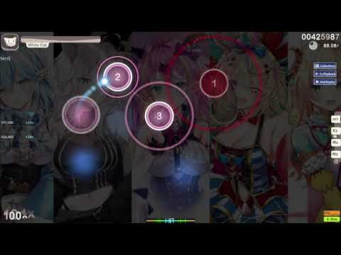 【osu!】ホロライブ５期生 - BLUE CLAPPER Hardプレイしてみた