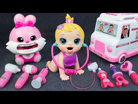 95 Minutes Bunny Doctor Ambulance, Satisfying Unboxing Disney Collection Set | Tina Unboxing Toys