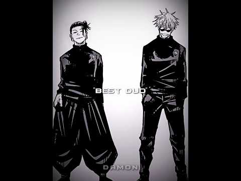 Best anime duo #gojo #geto #naruto #sasuke #demonslayer #duo #youtubeshorts