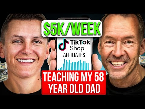 Teaching My 58 Year Old Dad TikTok Shop Affiliates