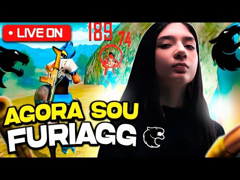 🤍 FREE FIRE - AO VIVO 🤍AGORA SOU FURIA!!! DIARIOZIN🤍  #220K