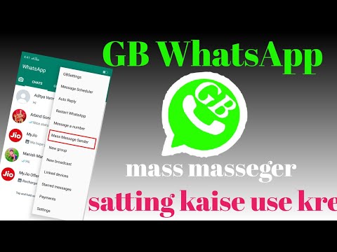 mass masseger satting||GB WhatsApp mein mass masseger satting kaise use kre #massmassengersatting