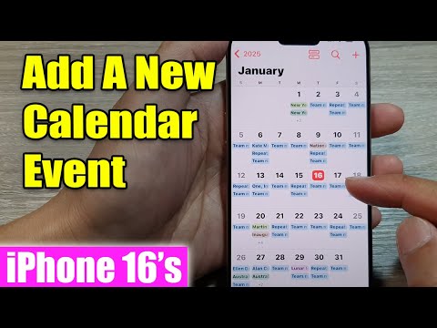 iPhone 16/16 Pro Max: How to Add A New Calendar Event