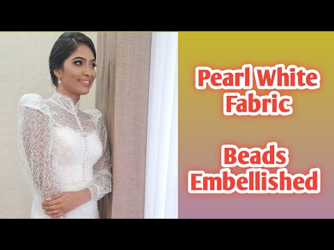 Pearl #White Elegant #Fabrics I Book @fashionbuzzcreations