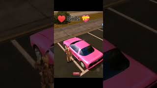 Girls vs Boys Driving || GTA san andreas shorts || #shorts #multiplegamers #trinding #girlvsboymeme