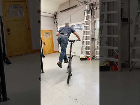 How to mount a tall bike #shorts