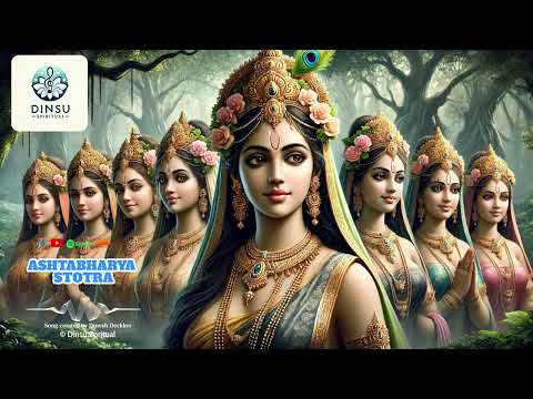 अष्टभार्या स्तोत्र (Ashtabharya Stotra) | Sanskrit Devotional Stotra | Dinsu Spiritual