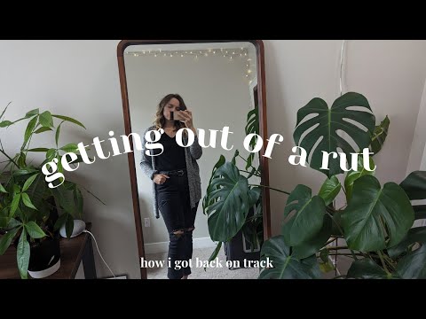 GETTING OUT OF A PRODUCTIVITY RUT | how i got back on track ⛅