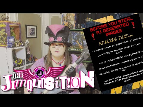 Why It's Morally Okay To Steal A.I. Artwork (The Jimquisition)