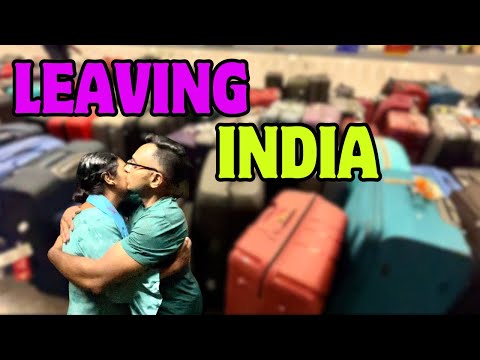 LEAVING INDIA AND GOING BACK TO THE U.S.