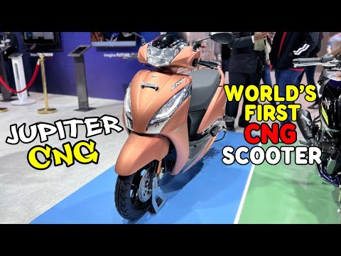 2025 Tvs Jupiter 125 Now In CNG | Worlds First CNG Scooter | Jupiter 125 CNG At Auto Expo 2025