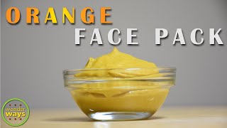 ORANGE PEEL FACE PACK | Homemade Face Pack to Get Glowing Skin | Skin Whitening | Smooth Skin