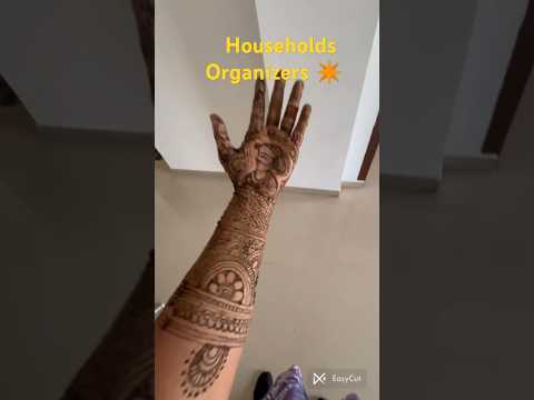 #minivlogtamil #selfmehendi ஆன்லைன் ல வாங்கின Organisers #householditems #meeshohaul #mehendi