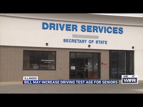 Illinois bill would raise age for mandatory driving tests, allow family members to report concern...