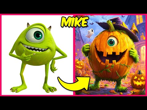 Disney Characters in HALLOWEEN + Guess The Movie By Emoji 🏰🎬 | Disney Emoji Quiz