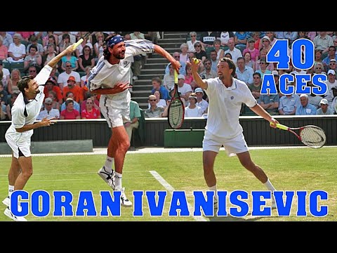 Goran Ivanisevic 🔥 40 BRUTAL ACES.