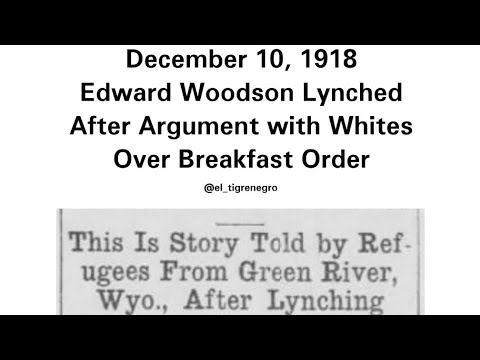 the Lynching of Edward Woodson